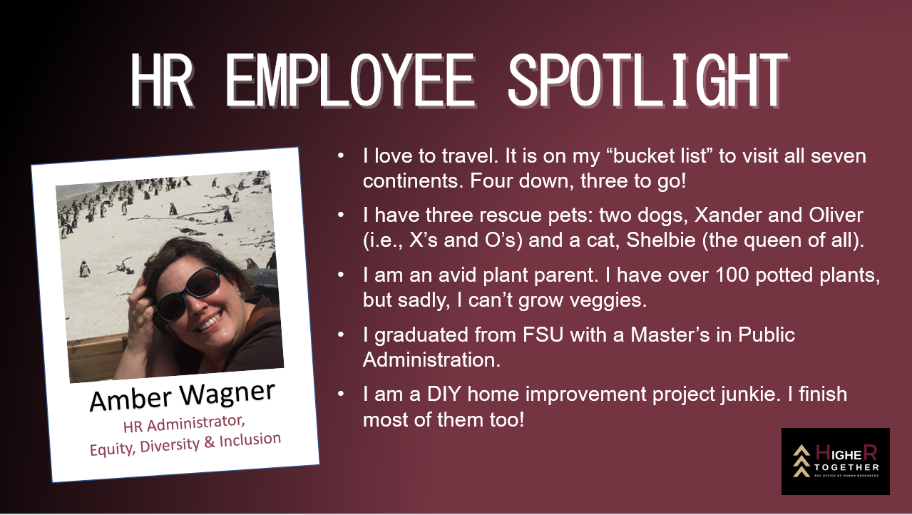 HR Employee Spotlight Office of Human Resources